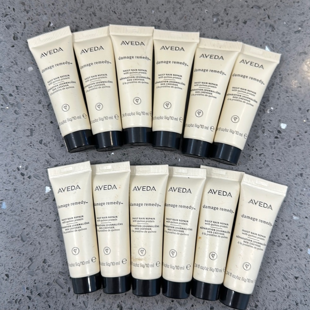 Lot of 12~ Aveda Damage Remedy Daily Hair Repair 0.34 fl oz sample size NEW